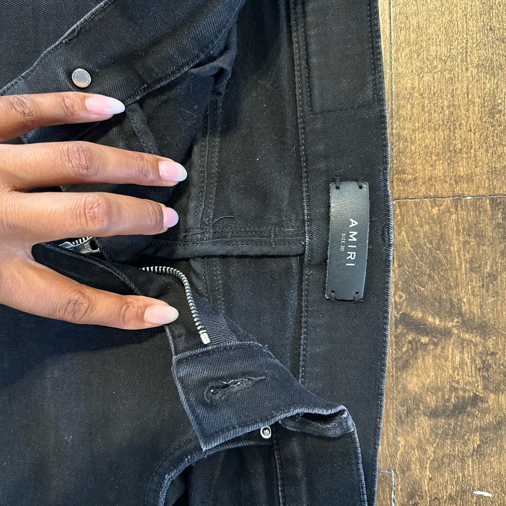 AMIRI Black Denim Pants